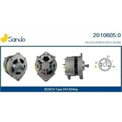 Abbildung von CASCO CAL10605AS Lichtmaschine 24V 80A IVECO: EuroCargo I III