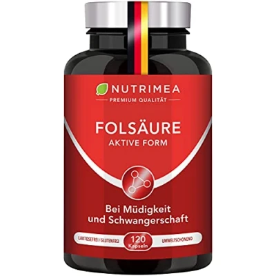 Abbildung von Nutrimea FOLSÄURE Vitamin B9 5 MTHF