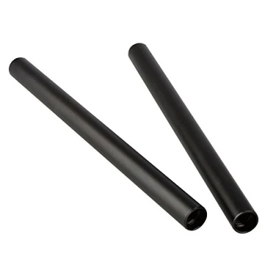Abbildung von CAMVATE 15 mm Aluminium Rod 20 cm Länge für Kamera DSLR Rig Rail System in schwarz (2 Stück)