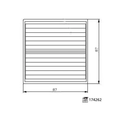 Abbildung von FEBI BILSTEIN 174262 Kraftstofffilter Filtereinsatz, Vorfilter, mit Wasserabscheider MAN: TGS, TGX, TGA