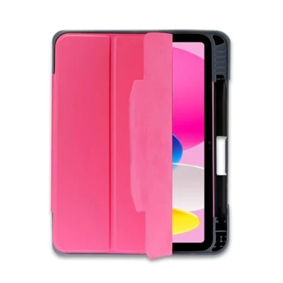 Abbildung von DEQSTER Rugged Max Case iPad 10.9&quot; (10. Generation) Robuste Schutzhülle mit transparenter Rückseite Stifthalter Farbenfrohes und sicheres Schutzcase Personalisierungsoption Trendfarben …