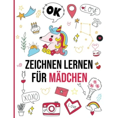 Abbildung von zeichnen ab 9 jahre für mädchen: Lernen Sie Schritt Schritt, Meerjungfrauen und Einhörner zum zeichnen.