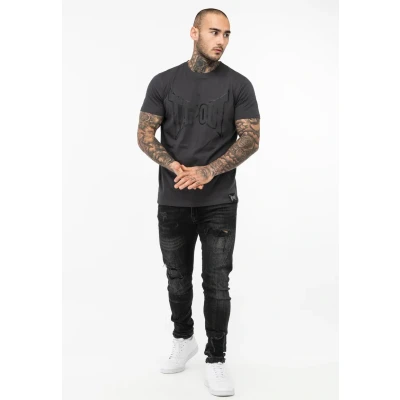 Abbildung von Tapout Normale Passform Lifestyle Tshirt print, Herren, Größe: XXL, Anthracite black