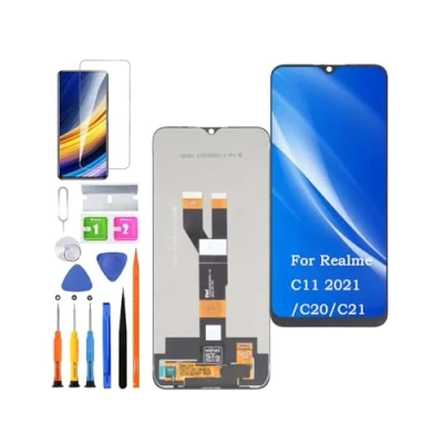 Abbildung von HLYGZX Ersatz Original Display für Realme C11 2021 LCD Bildschirm, C20 / C21 Bildschirm Touch Digitizer Assembly Reparaturteile Kit