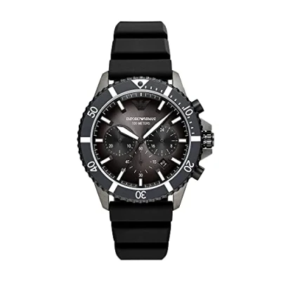 Abbildung von Emporio Armani Uhr, Herren, Größe: One Size, Gunmetal