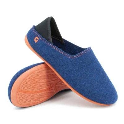 Abbildung von Gottstein Slipper, Damen, Größe: 41, Midnight orange Wolle