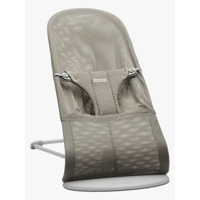 Abbildung von BabyBjörn Bliss Babywippe Mesh, Grau Beige