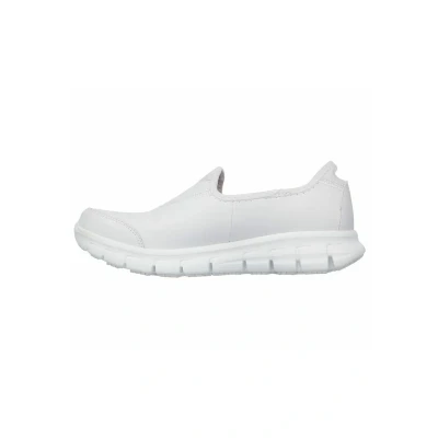 Abbildung von Skechers Damen Sure Track Schuh für das Gesundheitswesen, White Leather, 40 EU