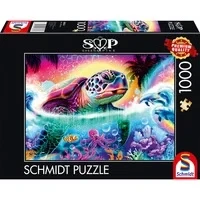 Abbildung von Sheena Pike: Neon Schildkröte, Puzzle
