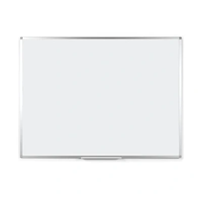 Abbildung von BoardsPlus Magnetisches Whiteboard 90 x 60 cm, Mit Aluminiumrahmen und Stifteablage, Tocken Abwischbar, Wiederbeschreibbar, Weiß, Silber
