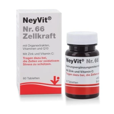 Abbildung von Neyvit Nr.66 Zellkraft magensaftres.Tabl 60 St