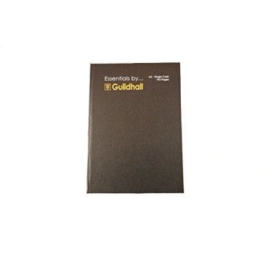 Abbildung von Exacompta Ref GES461Z Guildhall Essentials Kassenbuch, A5, 148 x 210 mm, 192 Seiten à 80 g/m² vorgedrucktes Papier, Quittungen, Ausgaben, Zusammenfassungen, helles Holz