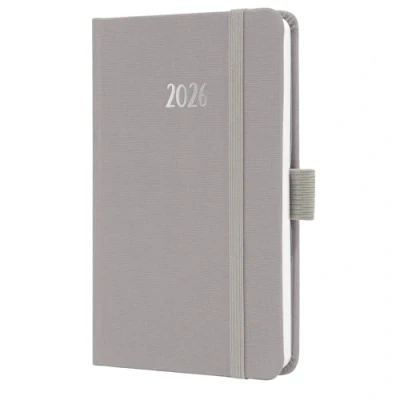 Abbildung von Sigel Wochenkalender Jolie ca. A6 Hardcover pearl grey 2026