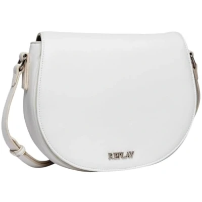 Abbildung von Replay Bandoliera Saddle BAG Umhängetasche, Damen, Größe: One Size, White
