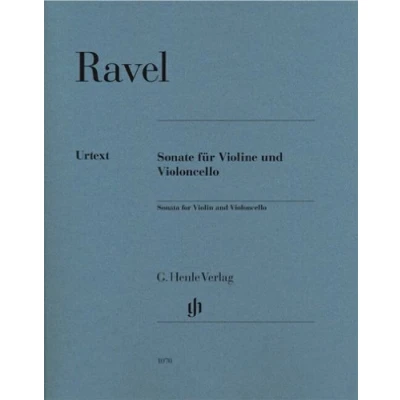 Abbildung von Sonate für Violine und Violoncello: Besetzung: Streichduos trios (G. Henle Urtext Ausgabe)