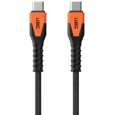 Abbildung von Rugged Charging Braided Cable USB C to 1,5 meter. von UAG Meter / Schwarz Nylon