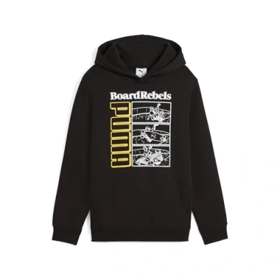 Abbildung von PUMA Jungen MID90S Hoodie FL B Kapuzenpullis, Black, 164