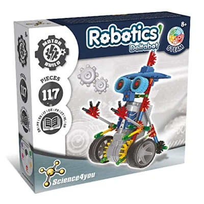Abbildung von Science4you Robotik Deltabot EIN Roboter Bausatz mit 117 Stücke Selber Bauen Dieser Elektronik Baukasten, Lernspiel UNT Konstruktionsspielzeug fur Kinder ab 7 8 9 10 11+ Jahre