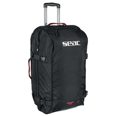 Abbildung von SEAC Equipage 1000 Trolley für Tauchausrüstung, 75x42x38 cm, Schwarz, 140 lt
