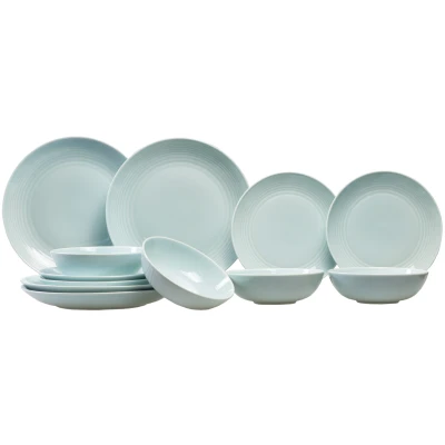 Abbildung von Royal Doulton Gordon Ramsay Geschirrset Maze Blue 12 teilig