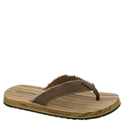 Abbildung von Skechers Herren Tantra Sandalen, Braune Leinwand, 40 EU