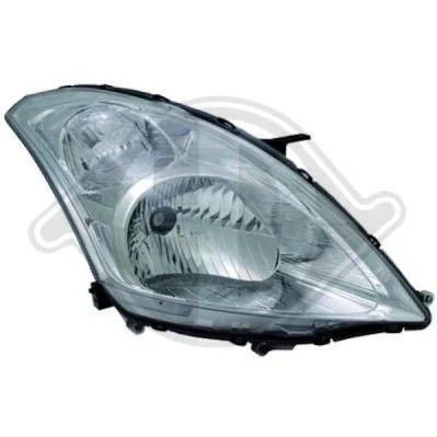 Abbildung von DIEDERICHS 6415081 Scheinwerfer links H4 chrom weiß für Rechtsverkehr SUZUKI: SWIFT 4