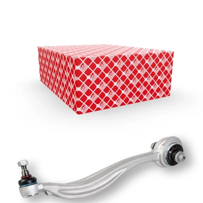 Abbildung von FEBI BILSTEIN 107293 Querlenker mit Anbaumaterial Lager, Trag /Führungsgelenk oben, Vorderachse rechts Aluminium 17