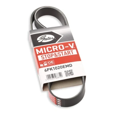 Abbildung von GATES 6PK1745 Keilrippenriemen 1745 6 Polyester, EPDM (Ethylen Propylen Dien Kautschuk) RoadMax Value Line FORD: MONDEO 4 Turnier, Tourneo Connect