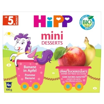 Abbildung von Hipp Bio Früchte im Becher Banane in Apfel, 6er Pack (6 x 400 g)