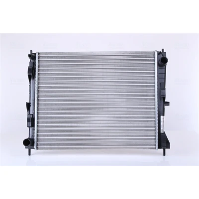 Abbildung von NISSENS 637605 Kühler, Motorkühlung Aluminium 495 416 24 Kühlrippen mechanisch gefügt RENAULT: CLIO 2, 3, Modus / Grand Modus, NISSAN: MICRA 3