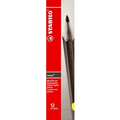 Abbildung von Stabilo 4907/HB 24 Bleistift Swano Fluo, gelb