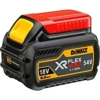 Abbildung von DeWALT Akku &quot;SchiebeAkku, für XR Maschinen mit 54 V sowie 18 V&quot;, Flexvolt DCB546 XJ Ersatz 6,0 Ah, 54V /108 Wh