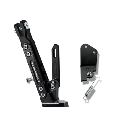 Abbildung von Ständer Motorradständer Einstellbare CNC 6 Farben Motorrad Für Italjet Dragster 200 125 Modifizierter Fußständer Kick Seitenständer