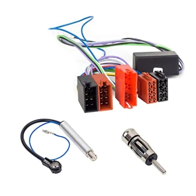 Abbildung von Audioproject A420 Autoradio Radioadapter Set Aktivsystem Adapter für Audi A2 A3 A4 B5 A6 A8 TT DSP + 2 Antennenadapter DIN ISO
