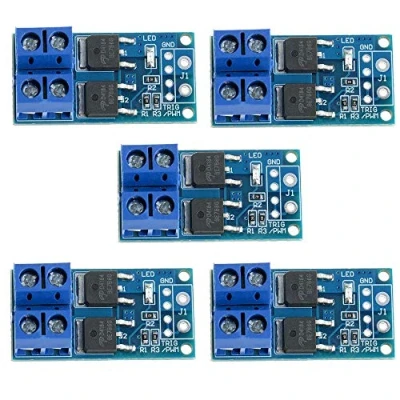 Abbildung von CQUANZX 5 STÜCKE DC V 36 15 A (max. 30 A) 400 W Dual Hochleistungs MOSFET Triggerschalter Antriebsmodul 0 20 kHz PWM Anpassung Elektronische Schaltersteuerplatine