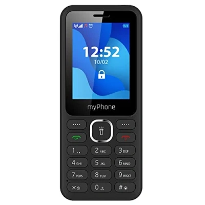 Abbildung von MP myPhone 6320 Tastenhandy ohne Vertrag 2,4 Seniorenhandy mit Taschenlampe, Dual SIM, Kamera, FM Radio, MP3, Lange Akku 1000mAh, Bluetooth, SD, Mobiltelefon, Rentner Handy, Großtastenhandy Schwarz