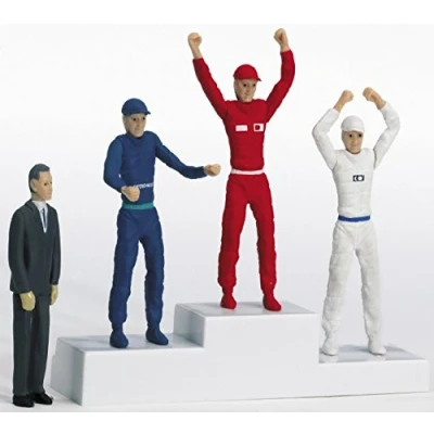 Abbildung von Carrera® Autorennbahn 20021121 Siegerpodest mit 4 Figuren