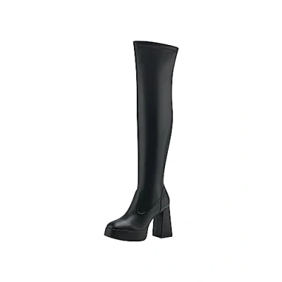 Abbildung von Tamaris Plateaustiefel, Damen, Größe: 36, Black Schuhe