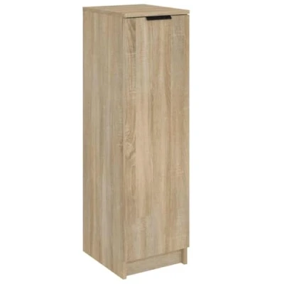 Abbildung von vidaXL Schuhschrank Schuhregal Schuhablage Schuhständer Schuhaufbewahrung Schuhtruhe Schuhorganizer Flurschrank Sonoma Eiche 30x35x100cm Holzwerkstoff