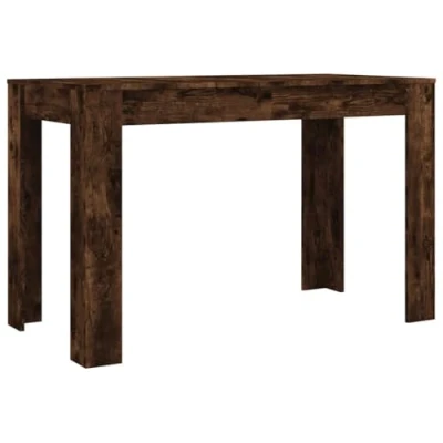 Abbildung von vidaXL Esstisch, Esszimmertisch Multifunktional Rechteckig, Tisch Holztisch für Esszimmer Küche, Küchentisch Speisetisch, Räuchereiche Holzwerkstoff