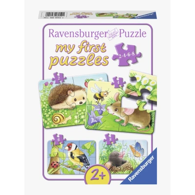 Abbildung von Ravensburger Puzzle Waldtiere 2, 4, 6 &amp; 8 Teile