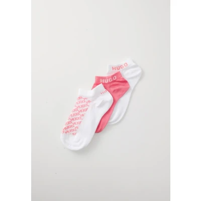Abbildung von HUGO Slantmono 3 PACK Socken, Damen, Größe: 35 38, Light/pastel red