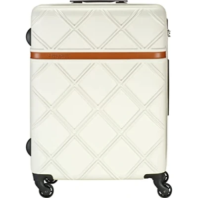 Abbildung von Princess Traveller Whistler, Handgepäck Koffer,Weiß, Klein, Stilvoller Koffer, Robustes ABS Material, Kratzfest, 4 um 360 Grad drehbare Räder