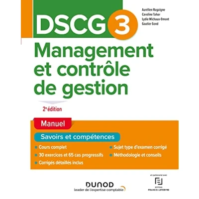 Abbildung von DSCG 3 Management et contrôle de gestion Manuel 2e éd.