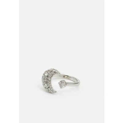 Abbildung von Swarovski LUNA Motif Ring silvercoloured, Damen, Größe: 60, Silver coloured