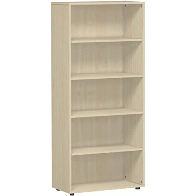 Abbildung von Gera Möbel Schranksystem Flex Regal, Holzdekor, ahorn, 80 x 40 180.8 cm