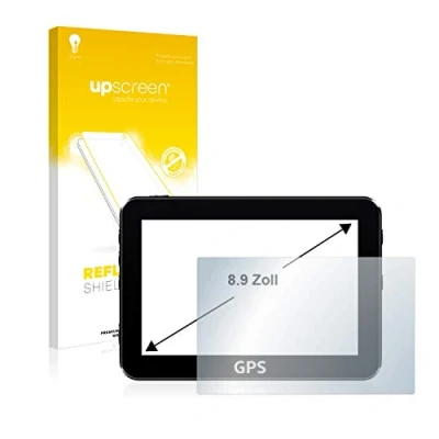 Abbildung von upscreen 8.9&quot; Entspiegelungs Schutzfolie für 8,9 Zoll Navigation (22.6 cm) [195 x 114 mm, 1:2] Anti Reflex Displayschutz Folie Matt