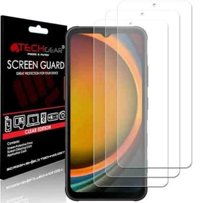 Abbildung von TECHGEAR Displayschutzfolien, kompatibel mit Samsung Galaxy XCover 7, transparent, 3 Stück