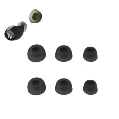 Abbildung von INF 3 Paar Ersatz Ohrstöpsel für Jabra Elite 75t/ 65t/ Active/Sport Evolve, Silikon S/M/L, 1,38+1,23+1,02cm Ohrenschützer