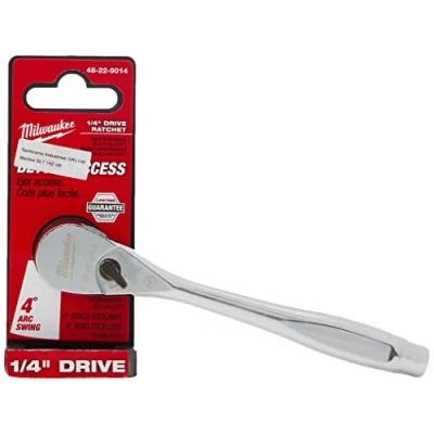 Abbildung von Milwaukee 48229014 MLW48 22 9014 1/4&quot; Ratsche, rot,